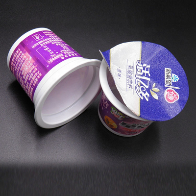 100ml cangkir plastik food grade cangkir yogurt plastik dengan tutup cangkir makanan penutup plastik