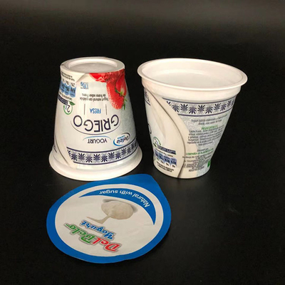 170ml cangkir yogurt cangkir plastik sekali pakai dengan tutup cangkir yogurt beku