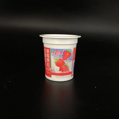 Oripack Plastic Yogurt Cup Eco 4 Oz Kemasan Es Krim Dengan Sendok