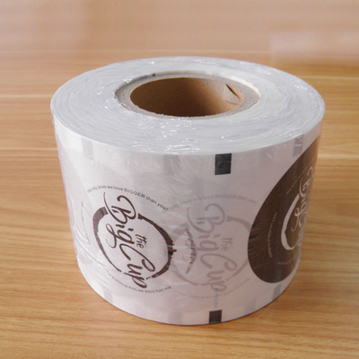 ODM Jus PP Cup 80 Mikron Milk Tea Sealer Film Roll PE Lem 4 Gulungan / Karton