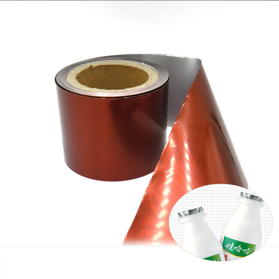 OEM Dicetak Tutup Botol Aluminium Foil 8011 Film Kemasan Makanan Anti Bocor