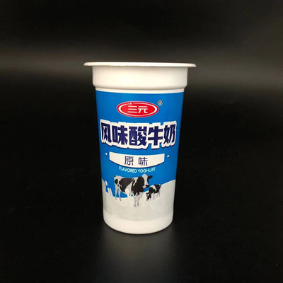Sekali Pakai Es Krim Parfait Gelas Yogurt Plastik VODKA 230ml 8oz 90mm Tutup Foil