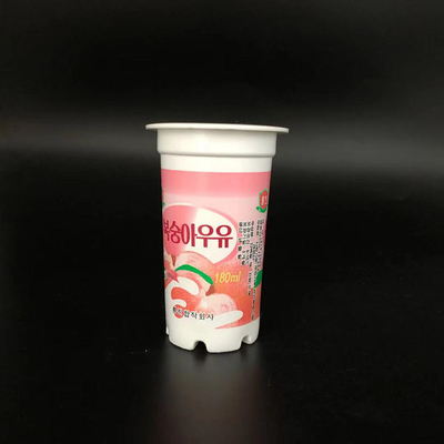 90mm Cover PP Disposable Yogurt Cups Dengan Tutup 320ml ODM