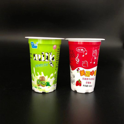 100000PCS Frozen 6 Oz Yogurt Cups Kemasan 66mm Tutup OEM Dapat Disesuaikan