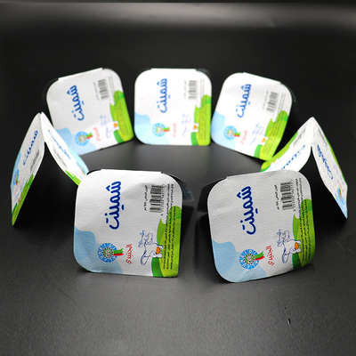 Aluminium Yogurt Foil Tutup Biskuit Cup ODM