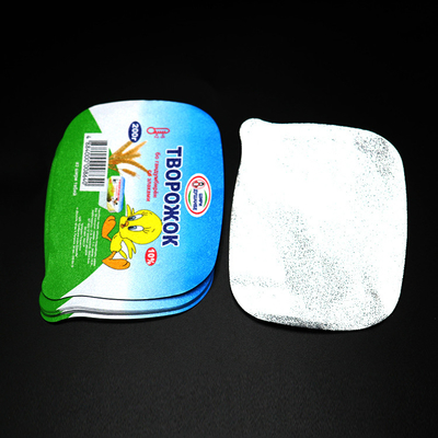 88mm 76mm Green Aluminium Foil Lids Untuk Yogurt CPP Heat Sealing PS Cup
