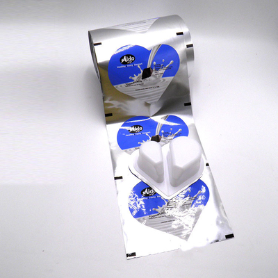 90 Mikron 100 Mikron Aluminium Foil Roll Film Yogurt Cup Sealing Food Grade
