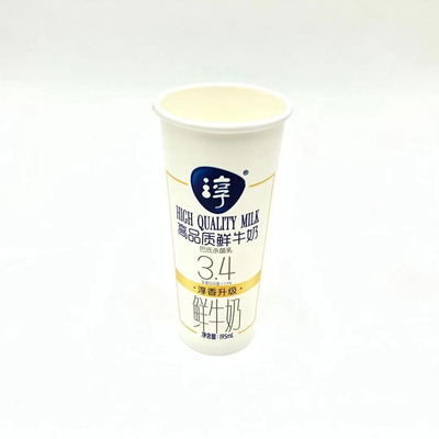 Piala Yogurt Kertas Beku Individu Biodegradable ODM 6oz PP PE Food Grade