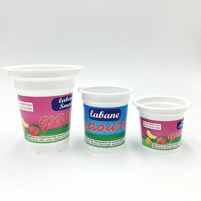 Custom Printing Pp Yogurt Cup Jelly 125ml Dengan Tutup Pot