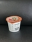 Cetakan IML yogurt plastik 180 ml dengan tutup aluminium foil dan tutup plastik