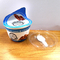 95mm top size198g yogurt Gelas kemasan plastik logo disesuaikan