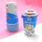 Food Grade Paper Frozen Yogurt Cups 3oz 4oz 70mm Diameter Atas 100mm Cover SGS