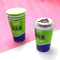 180ml Minuman Dingin PE Coating Paper Yogurt Cup Food Grade Dengan Tutup Foil