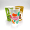 360ml 700ml Milk Tea Plastic Cups Dengan Logo Dicetak Milkshake Clear Frosted Cold Cups