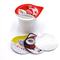 85mm PP Plastik Yogurt Cup 140ml Dapat Didaur Ulang Dengan Tutup Aluminium Foil