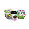 Es Krim Yoghurt Pot Die Cut Foil Lidding Ramah Lingkungan 80 Mikron 90 Mikron