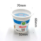 2.75 ''Cangkir Plastik Ramah Lingkungan 125ml Pot Yogurt Putih Sekali Pakai