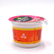 280ml pp cup seal dengan tutup foil dapat mengemas minuman dan yogurt berwarna putih dan transparan