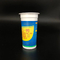 Pencetakan Offset Ramah Lingkungan 8 Oz Yogurt Cups Ice Cream Dengan Aluminium Foil Tutup