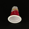 Food Grade 11oz Plastic Yogurt Cup 320ml Dengan Tutup Aluminium Foil