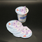 38mic 7.4cm Foil Yogurt Lids Anti Asam Yang Dapat Didaur Ulang Untuk Gelas Plastik Mempertahankan Kesegaran