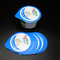 Yogurt Leakproof Pre Cut Lids Anti Korosi ISO9001 Mudah Dikelupas