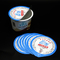 40 Mikron 98mm Yogurt Foil Tutup Kebulatan Sekali Pakai Film PE Pre Cut