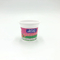 Cangkir yogurt plastik 125 ml dengan tutup foil dan tutup plastik